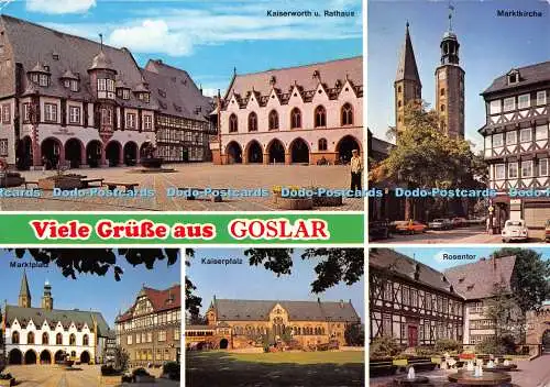 D049108 Viele Grusse aus Goslar. Wolfg. Hans Klocke Verlag. 1993