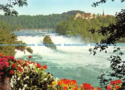 D051956 Rheinfall mit Schloss Laufen. 4014. Fotoglob Wehrli AG. Schweiz. Oder