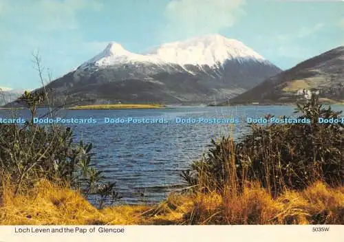 D049187 Loch Leven und der Pap von Glencoe. 5035 W. Ein Hagel Caledonia Produkt. Weiß