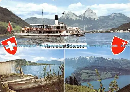 D052004 Vierwaldstattersee. Schweiz. Farbfoto. A. Z. Brunnen Nr. 36. 1982. Mul