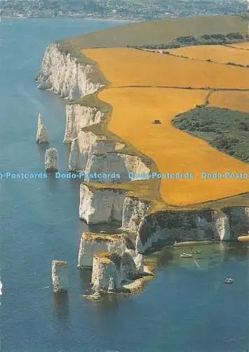 D053906 Dorset. Handfast Point Studland. Jenseits von Handfast Point und dem alten Harry