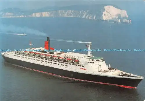 D050896 Queen Elizabeth. 2. Bruttonnage. Cunard Line. Druckproduktion