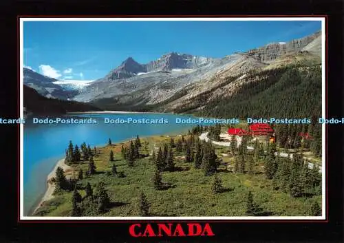 D052313 Kanada. Banff Nationalpark. Bow Lake und Num Ti Jah Lodge entlang des Ban