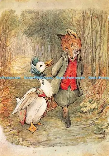 D054103 Das Frontispiz aus der Geschichte von Jemima Puddleduck von Beatrix Potter. L