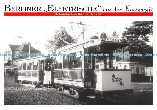 D050974 Berliner Elektrische Aus Der Kaiserzeit. Neu Berolina Triebwagen Nummer