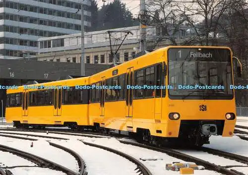 D050986 Stuttgarter Strassenbahn AG. Stadtbahnwagen DT. 8. Vor Betriebshof Hesla