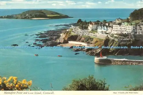 D054256 Cornwall. Hannafore Point und Looe Island. John Hinde. H. Gossler