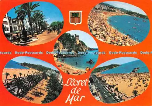 D051150 Lloret de Mar. Costa Brava. Postales Internacional Farbe. Nr. GE. 16. 10