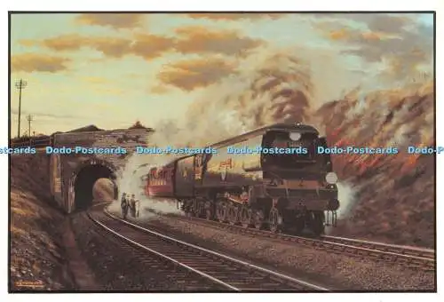 D051152 Nr. 6. Feuerwerk in Chilcompton. Finesse. Eisenbahnserie. B. J. Freeman
