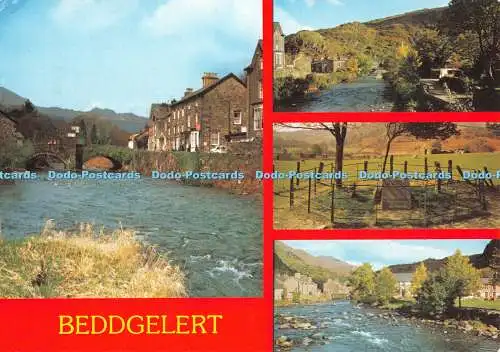 D052557 Beddgelert. Gwynedd. River Colwyn. Geliergrab. J. Arthur Dixon. Multi