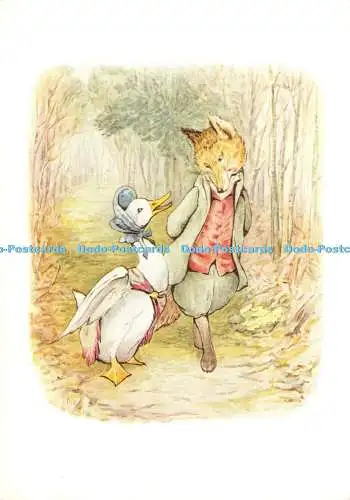 D054341 Original Illustration von Beatrix Potter für die Geschichte von Jemima Puddle Du