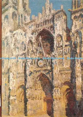 D054376 Kathedrale von Rouen. Die Fassade im Sonnenlicht. Claude Monet. Buch der 30. Postc