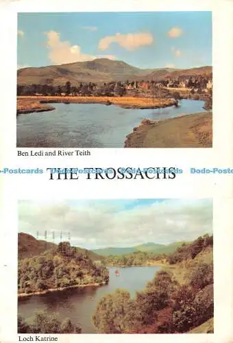 D056129 Die Trossachs. Ben Ledi und River Teith. Loch Katrine. W. S. Thomson. Ro