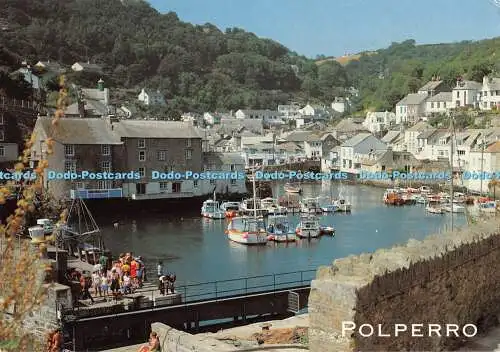 D056235 Polperro. Der Hafen. J. Lachs