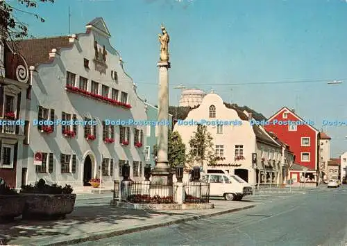 D052786 Kelheim. Donau. Rathaus. Schoning. 1980
