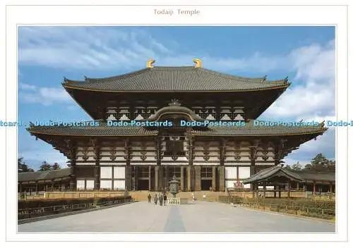 D051418 Todaiji Tempel. Die Große Buddha-Halle. Daibutsuden. Holz Nationalschatz