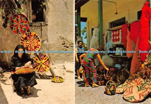 D056364 Zypern. Buntes Strawerk. Takis Mourettos. Multi View