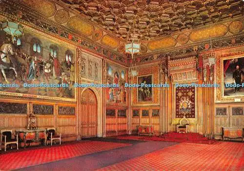 D054777 Palace of Westminster. Queens Robing Room. C. R. 118. Walter Scott. Colo