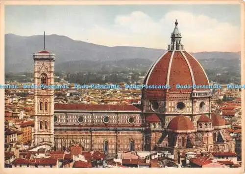 D054788 Florenz. Die Kathedrale. Z. B. F. 1938. Stich. Grafico Cesare Capello