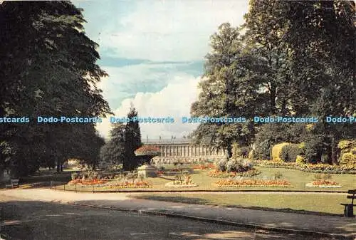 D054837 The Royal Crescent Gardens Bath Somerset. J. Arthur Dixon. SOM. 1535. 19