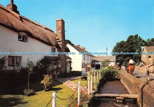 D056587 Devon. Croyde Village. Das kleine Dorf Croyde liegt in der Nähe von Baggy Point