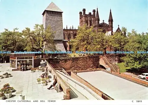 D056616 Chester Kathedrale und Glockenturm. Richter. C 3892