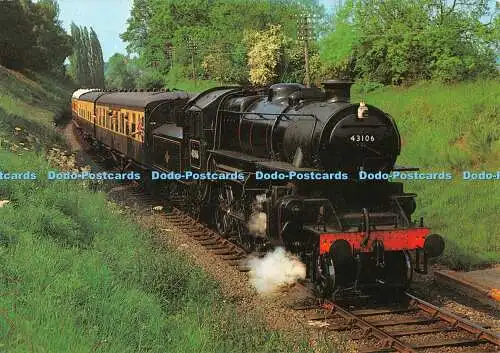 D053133 Bridgnorth. Severn Valley Railway. 2 6 0 Klasse 4 MT Nr. 43106. L.M.S.