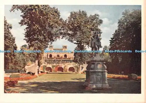 D056692 Sanssouci. Mit Denkmal. Friedrich d. Grossen. Robert Hugel. Nr. 607