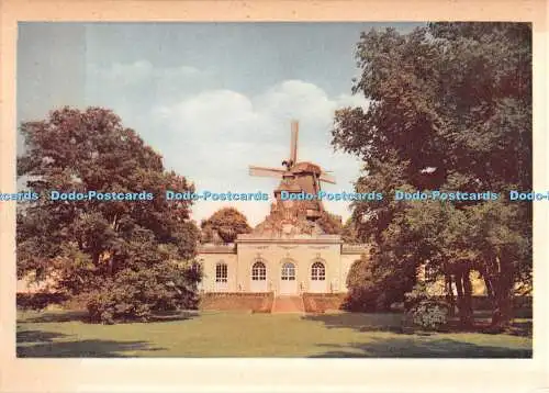 D056700 Potsdam Sanssouci. Blick auf die Historische Mühle. Robert Hugel. Nr. 61