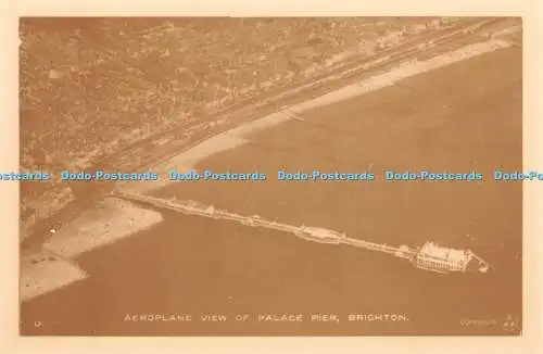 D053327 Brighton. Flugzeugblick auf Palace Pier. Sussex Fine Arts. A. W. W. Gut