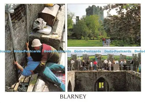 D056833 Co Kork. Blarney. Kissing the Blarney Stone. Real Ireland Design Limited