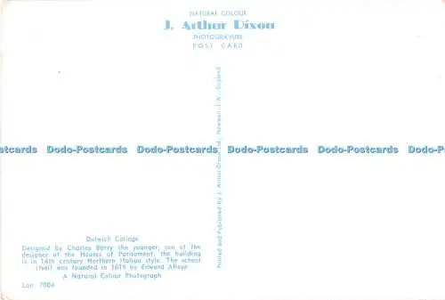 D056921 Dulwich College. J. Arthur Dixon