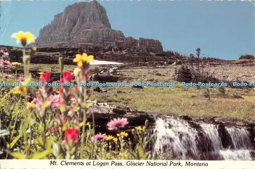 D055186 Mt. Clements im Logan Pass Glacier National Park Montana. DS 045. Dan Sa