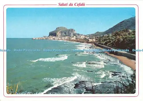 D056965 Saluti da Cefalu. Gesamtansicht. Enzo Amoroso. Co. Graf. s.r.l. Multi V