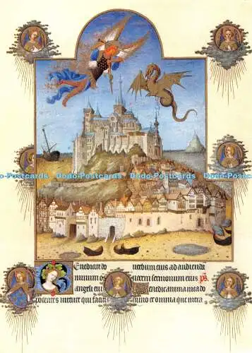 D053557 Musee Conde. Chantilly. Les Tres Riches Heures. Du Dac de Berry. Le Mont