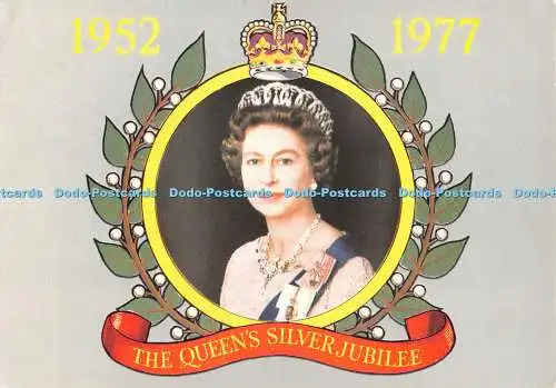 D057112 The Queen Silver Jubilee. H. M. Queen Elizabeth II. Postkartenverein