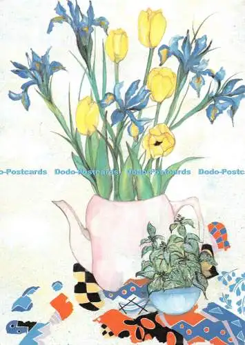 D053736 Vase mit Blumen. Rachel Griffin. Nigel Quiney Designs. 1987