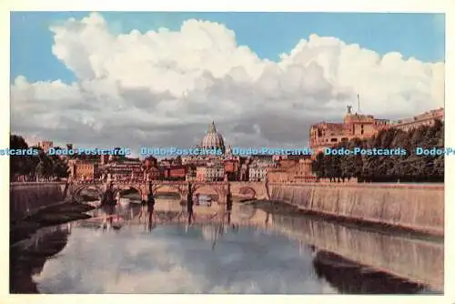 D055487 Roma. Castel S. Angelo e S. Pietro. 28. Instituto Italiano d Arti Grafic