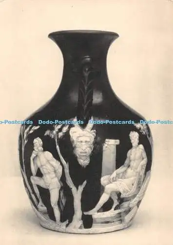 D057254 British Museum. Die Portland Vase. Poseidon. Kopf der Pfanne. Peleus. Geschnitzt