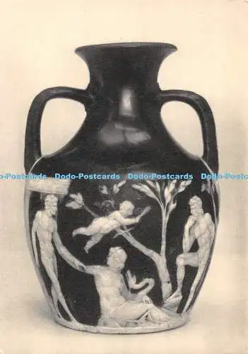 D057255 British Museum. Die Portland Vase. Peleus. Thetis. Eros. Poseidon. Schnitzen