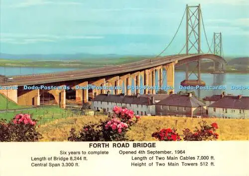 D055554 Forth Road Bridge. Eröffnet von H. M. Queen Elizabeth. II. Whiteholme. A Ha