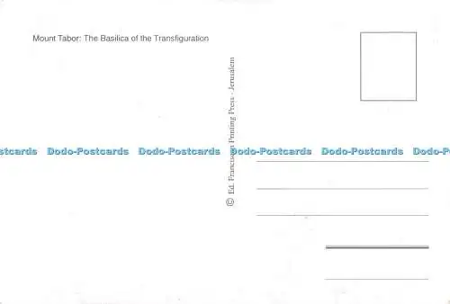 D057456 Halterung Tabor. Die Basilika der Verklärung. Franziskanerdruck Pr