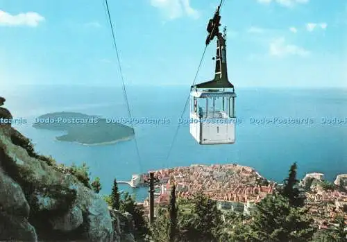 D057463 Dubrovnik. Standseilbahn. Turistkomerc Zagreb