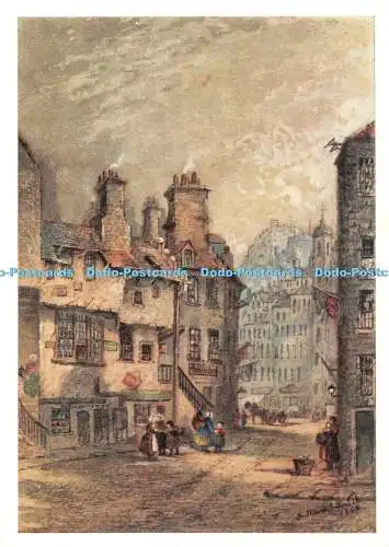 D055763 Edinburgh. Szene des Porteous Riot. Rasenmarkt. Mrs. J. Stewart Smi