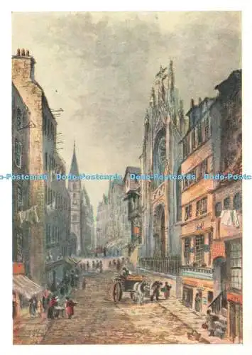 D055764 Edinburgh. John Knox House and the Old Exchequer. Mrs. J. Stewart Smith