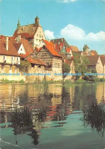 D055832 An der Enz in Besigheim. J. D. H. Verlag Deutsches Jugendherbergswerk. K