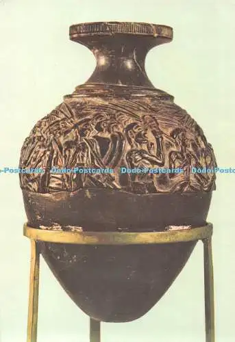 D055878 Heraklion Museum. Harvester Vase. Von Hagia Triadha. E. Tzaferis