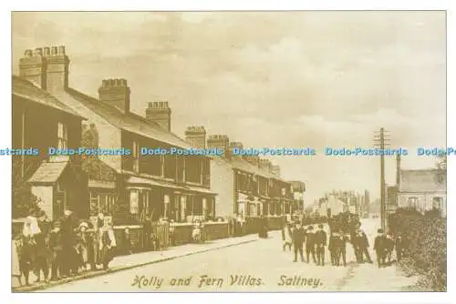 D057827 Holly and Farn Villas. Saltney. High Street. Blick nach Chester. Sa