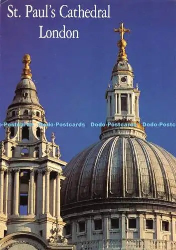 D058602 London. St. Paul Cathedral. Die Kuppel und der Nordwestturm. Sampson. Jarr
