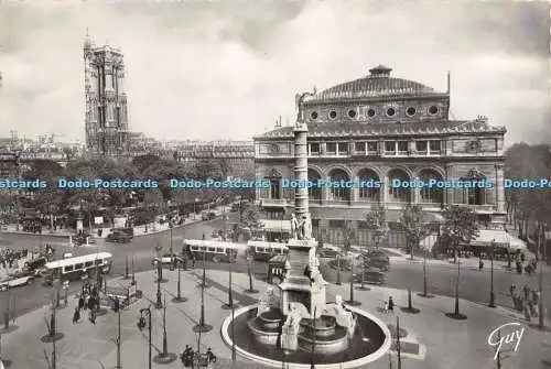 D058945 Paris et ses Merveilles. Place du Chatelet et tour Saint Jacques. Kerl